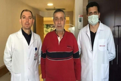 Karnından 20 kiloluk tümör çıkarıldı
