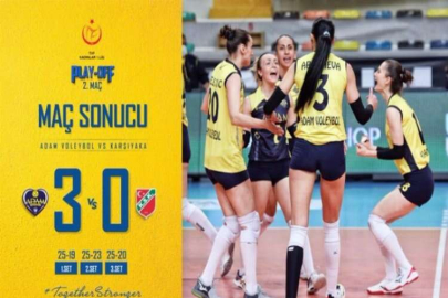 ADAM VOLEYBOL FİNALE ÇIKTI