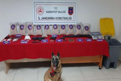 Çöp kovasınıda 41 kilo eroin ele geçirildi
