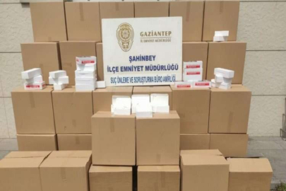 Kaçak 620 bin makaron ele geçirildi
