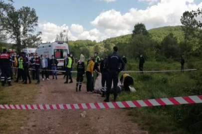 Tartıştığı karı kocayı tarlada tüfekle öldürdü