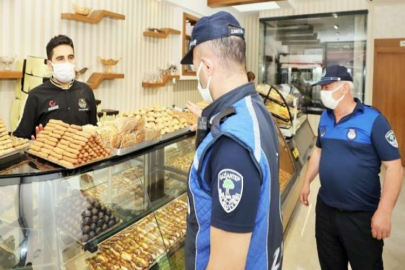 RAMAZAN BAYRAMI ÖNCESİ PASTANE, TATLICI VE KURUYEMİŞÇİLER DENETLEDİ