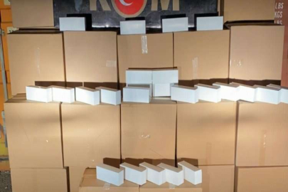 470 bin kaçak makaron ele geçirildi