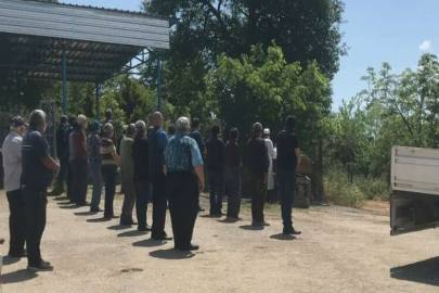 Oğlu tarafından öldürülen baba toprağa verildi