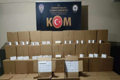 2 milyon 520 bin makaron ele geçirildi