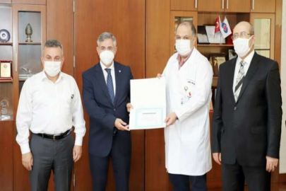 SANKO ÜNİVERSİTESİ HASTANESİ’NE TEŞEKKÜR BELGESİ