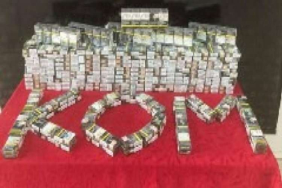 850 paket sahte bandrollü sigara ele geçirildi