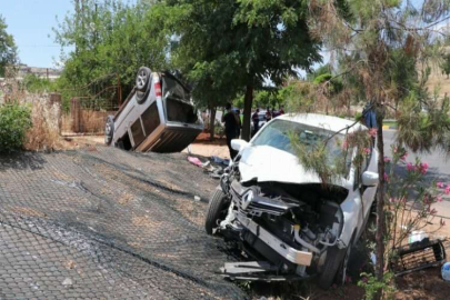 Otomobil ile hafif ticari araç çarpıştı: 6 yaralı