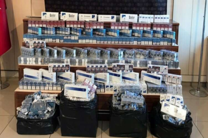 Gaziantep’te 3 bin 400 paket kaçak sigara ele geçirildi