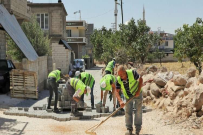 KARACABURÇ VE KOÇLU MAHALLESİNE KİLİTLİ PARKE TAŞI