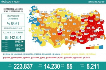 Vaka sayısında yükseliş sürüyor