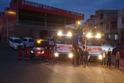 Gazi kentten sel mağdurlarına büyük destek