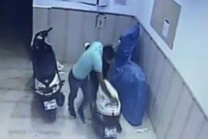 Motosiklet hırsızlarının rahatlığı ‘pes’ dedirtti