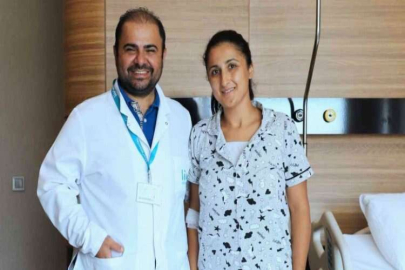 6 santimlik miyomdan kapalı ameliyatla kurtuldu