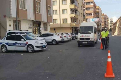 Öğrenci servisleri denetlendi