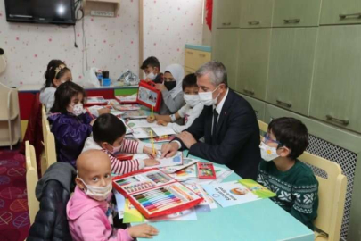 Tahmazoğlu’ndan lösemili çocuklara moral