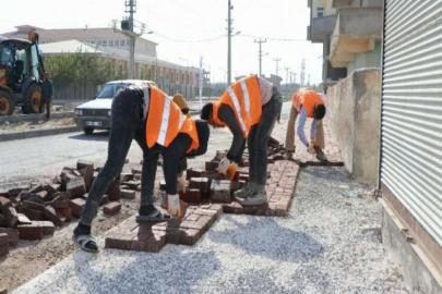 Akçakale’de üst yapı çalışmaları sürüyor