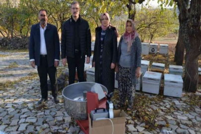 Bal üreticilerine makine desteği