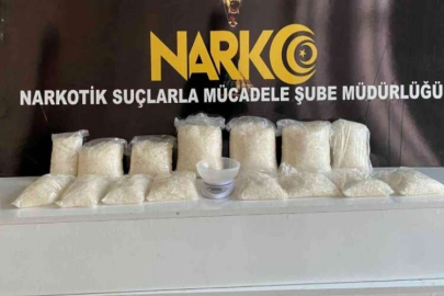 Gaziantep’te 13 kilo metamfetamin ele geçirildi
