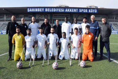 ŞAHİNBEY AMPUTE GOL OLUP YAĞDI: 16-0