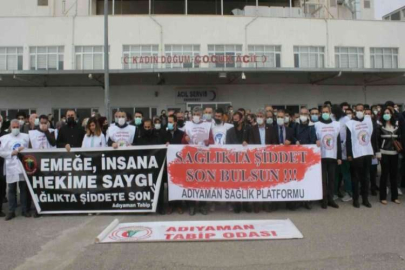 Sağlık çalışanlarına yönelik şiddete tepki