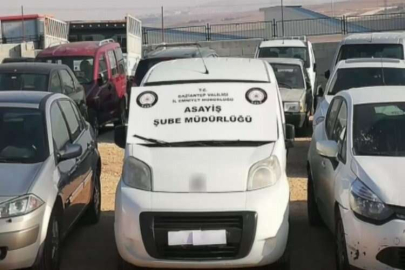 Gaziantep’te change araç operasyonu