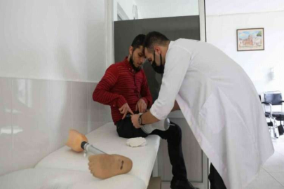 Gaziantep’te ortez-protez atölyesi ile dar gelirli engellilere umut oluyor