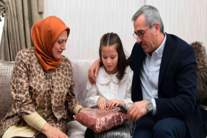 Şehit kızı Zeynep’e doğum günü sürprizi