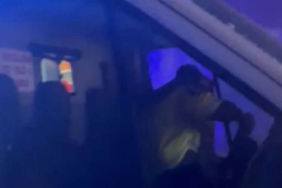 Ambulans çığ altında kalmaktan son anda kurtuldu
