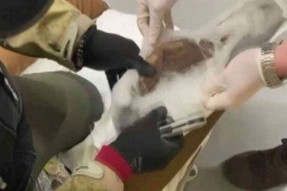 Bebek yorganına emdirilmiş halde 2 kilo 400 gram eroin bulundu
