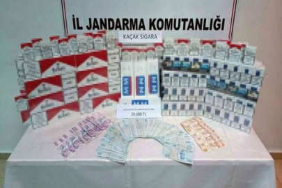 Gaziantep’te bin 850 paket kaçak sigara ele geçirildi