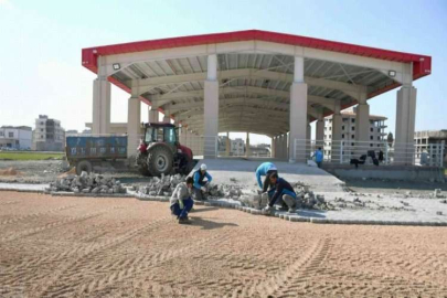 Araban’daki kapalı pazar yeri inşaatı tamamlandı