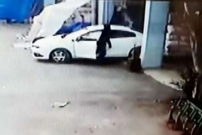 10 bin liralık Antep fıstığını 45 saniyede çaldı