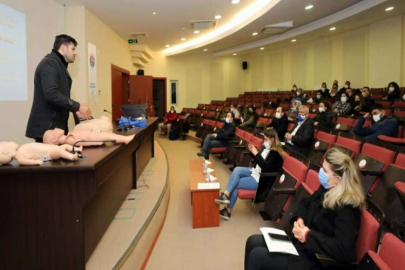 GAÜN PERSONELLERİNE HAYAT KURTARAN EĞİTİM