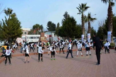 Spora teşvik için meydanlara çıktılar