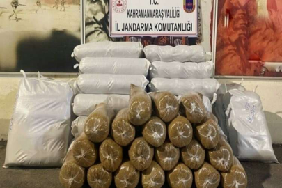 470 kilogram kaçak tütün ele geçirildi