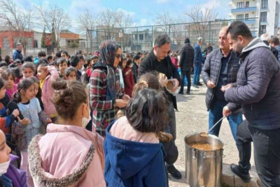 Üzüm hoşafı dağıtıldı