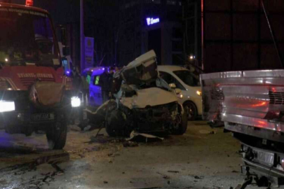 Katliam gibi kaza: 1 ölü 1 yaralı
