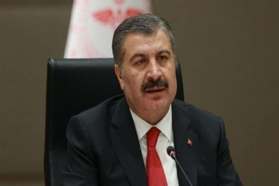 Sağlık Bakanı Koca, 1 haftalık vaka haritasını paylaştı
