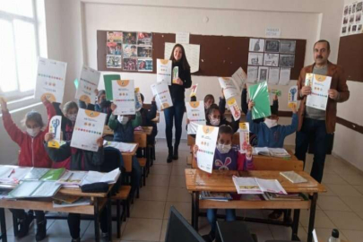 Üniversite öğrencilerinden köy okuluna destek