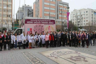 Gaziantep’te Kanser Haftası’nda bilinçlendiren etkinlik