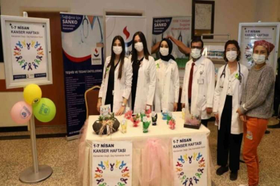 Kanser Haftasında onkoloji hastaları moral buldu