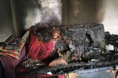 İkamet yangını sonrası tehdit içeren not iddiası