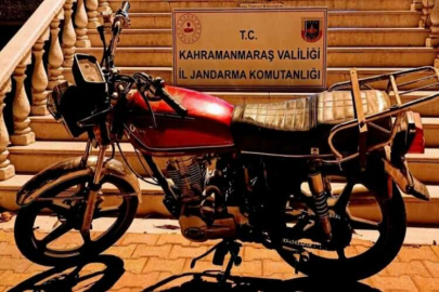 Kahramanmaraş’ta motosiklet hırsızı yakalandı