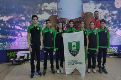 Alleben yüzme havuzunda yeni şampiyonlar yetişiyor