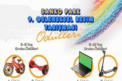 SANKO Park AVM, çocuklara yönelik ödüllü yarışma düzenliyor