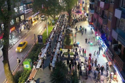 3 kilometrelik iftar sofrası