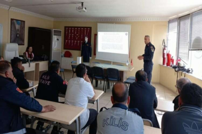 İtfaiye personeline kriminal eğitimi