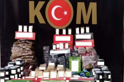 Gaziantep’te 134 kilogram kaçak nargile tütünü ele geçirildi