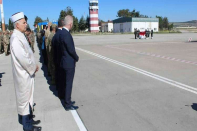 Şehit Oktay Salar’ın naaşı memleketi Balıkesir’e uğurlandı